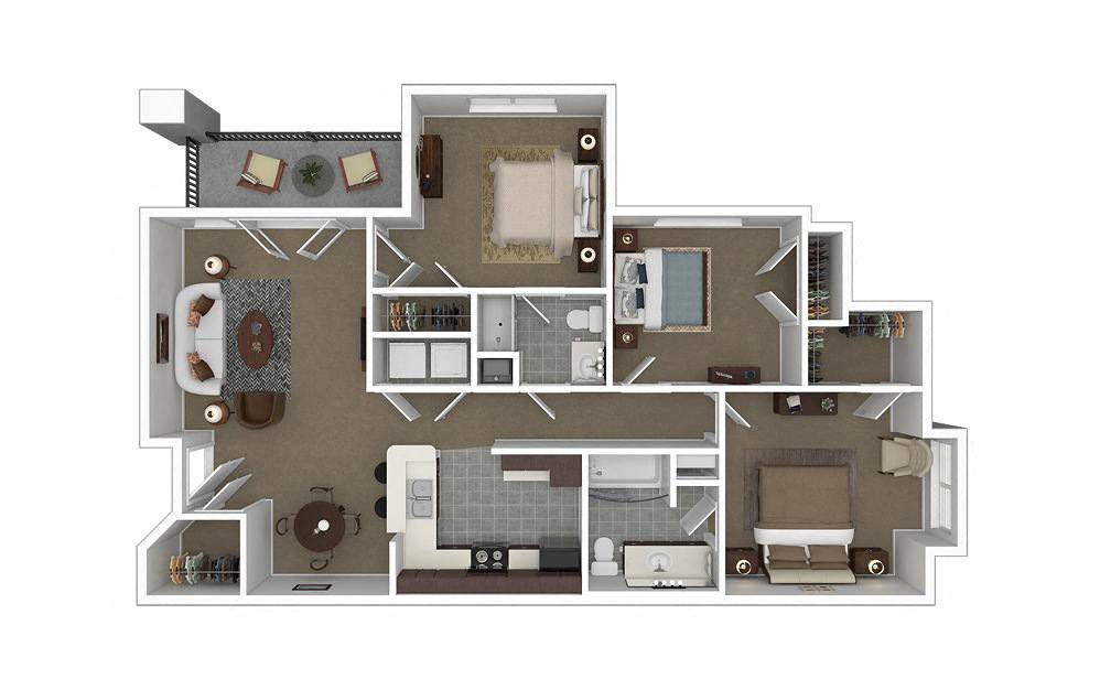 C1/C2 - Mooresville floor plan